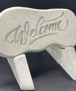 Welcome Concrete Plaque