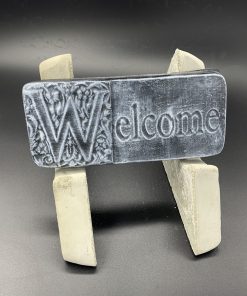 Welcome Concrete Plaque