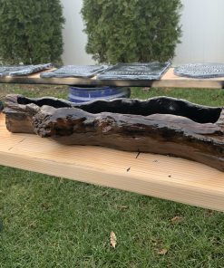 Wood Log Concrete Statue