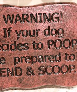 Bend & Scoop Concrete Plaque