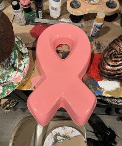 Ribbon Concrete Statue