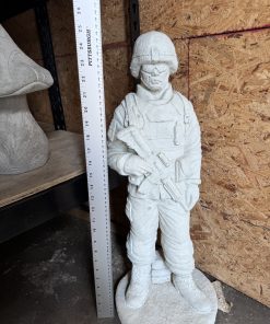 Soldier Concrete Statue