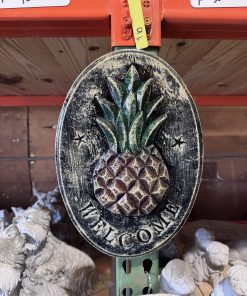 Concrete Pineapple welcome plaque