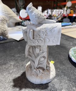 12 inch mailbox with Cardinals statue